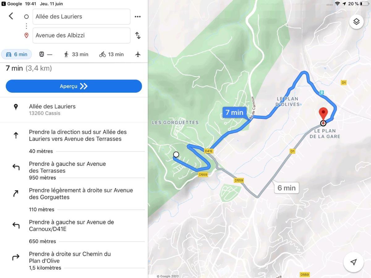 J'ai rêvé de Cassis Appartamento Esterno foto